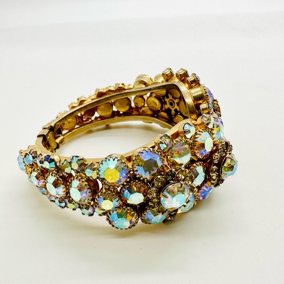 🔥 Vintage Juliana Aurora Borealis Rhinestone Bracelet - Picture 12 of 17